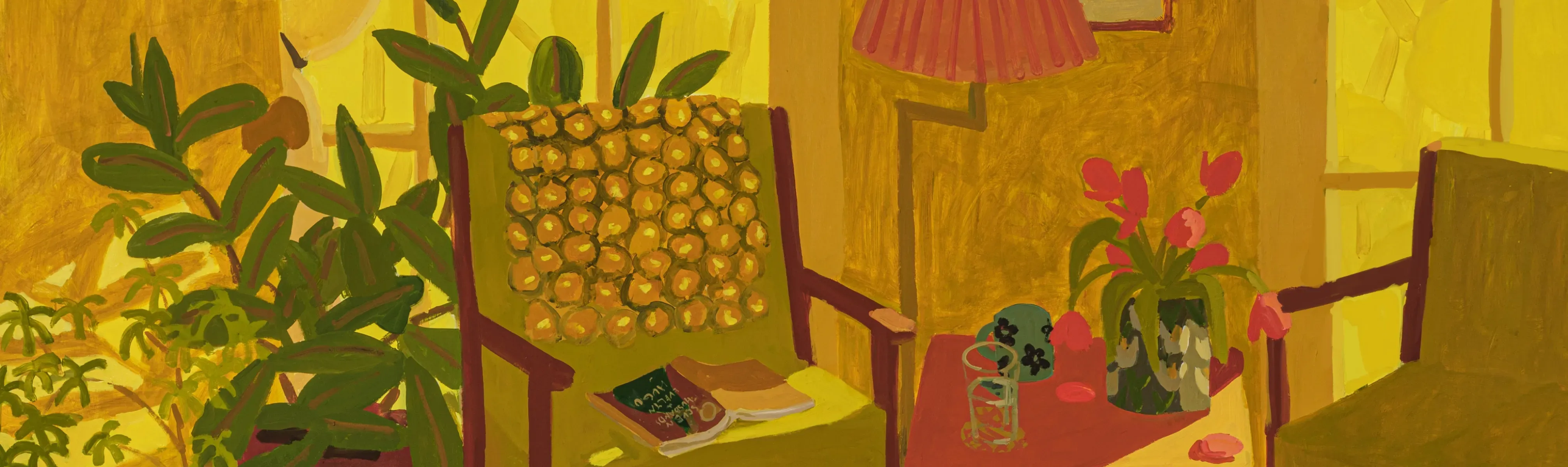 Therapy room with plants and chairs